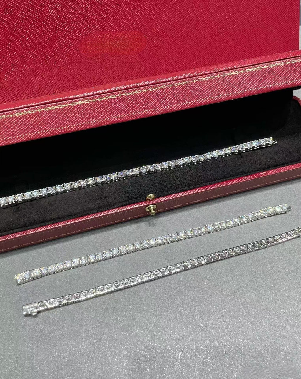 [Timi]TENNIS BRACELET WITH FULL DIAMOND SETTING
