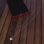TimiAMULETTE SILVER FULL DIAMOND NECKLACE