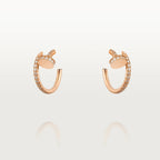 TimiJUSTE EARRINGS 12.75MM PINK GOLD DIAMOND