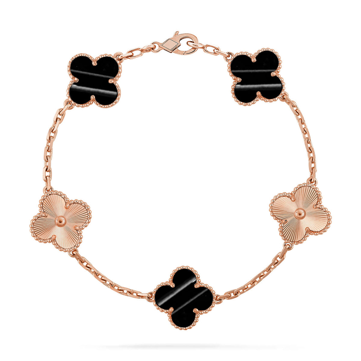 [Timi]New  CLOVER 5 MOTIF PULSAR STONE BRACELET COLLECTION