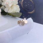 TimiBEE LOVE PINK GOLD DIAMOND EARRINGS