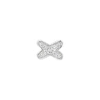 TimiJEUX DE SILVER DIAMOND EARRINGS
