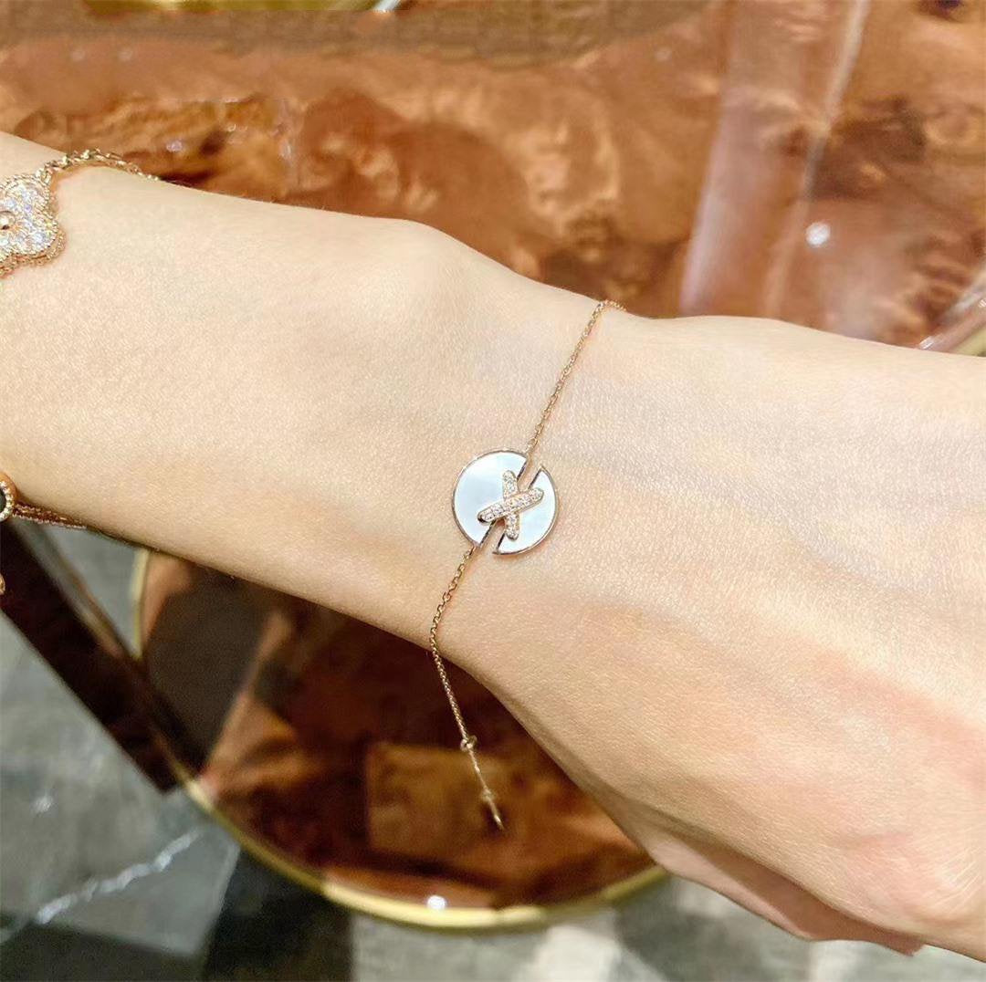 TimiJEUX DE BRACELET MOP PINK GOLD DIAMONDS