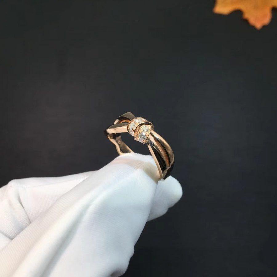 TimiLIENS RING PINK GOLD DIAMOND