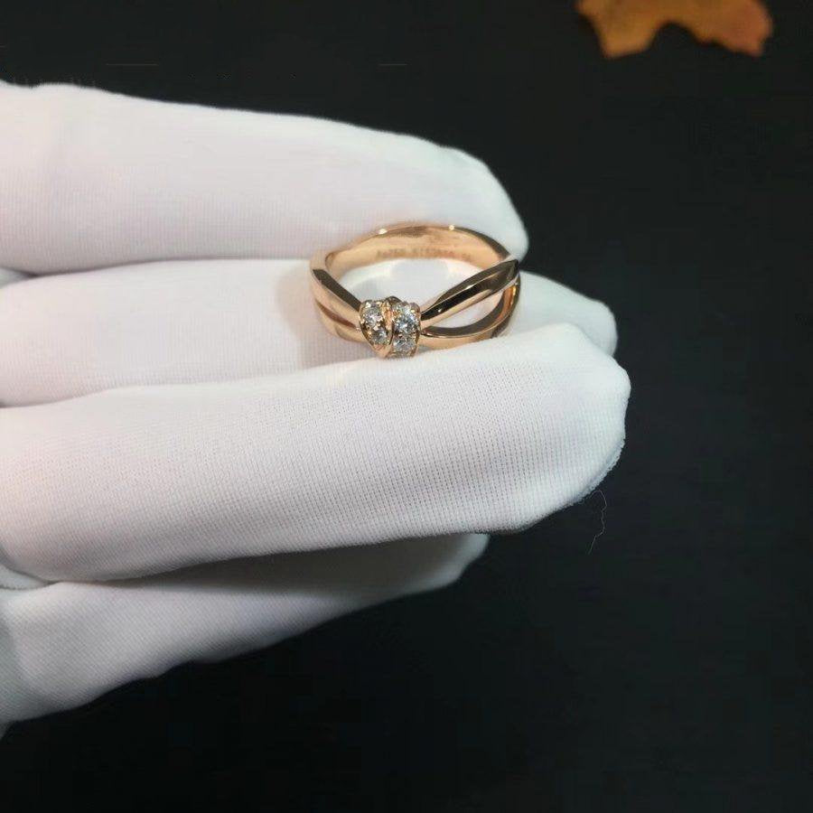 TimiLIENS RING PINK GOLD DIAMOND