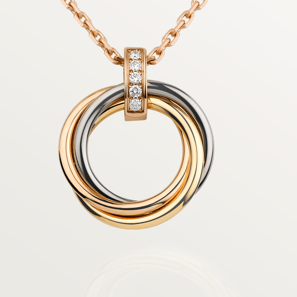 TimiTRINITY NECKLACE GOLD  DIAMONDS