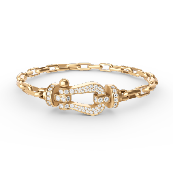 TimiFORCE LARGE HORSESHOE CLASP  METAL BRACELET