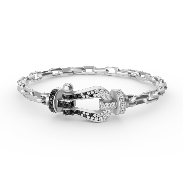 TimiFORCE LARGE HORSESHOE CLASP  METAL BRACELET