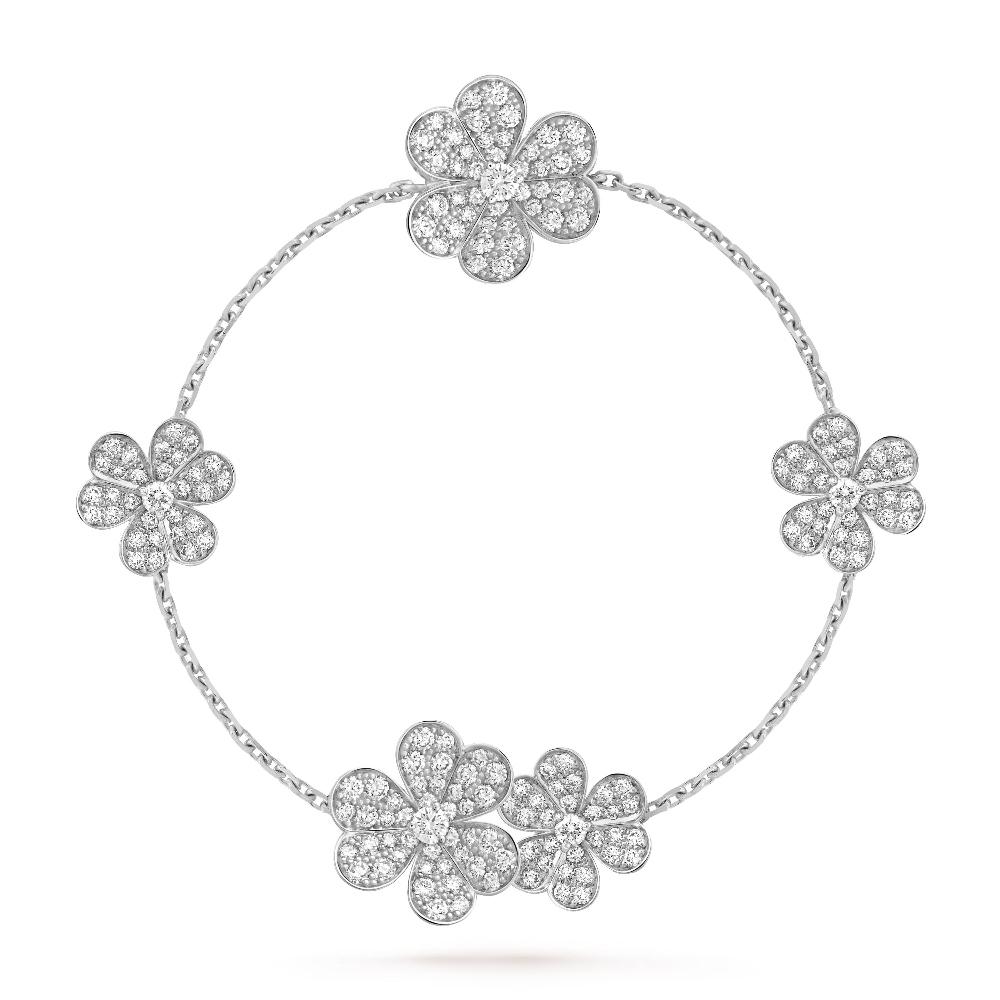 ¡®Timi¡¯FRIVOLE SILVER 5 FLOWERS BRACELET