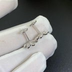 TimiFRIVOLE MINI SILVER FLOWER EARRINGS