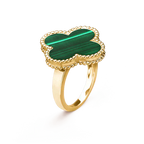 TimiCLOVER MALACHITE RING