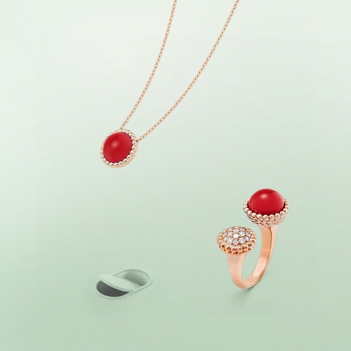 TimiPERLEE COULEURS DIAMOND ROSE GOLD BETWEEN THE FINGER RING