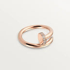 TimiJUSTE RING 2.65MM PINK GOLD DIAMOND