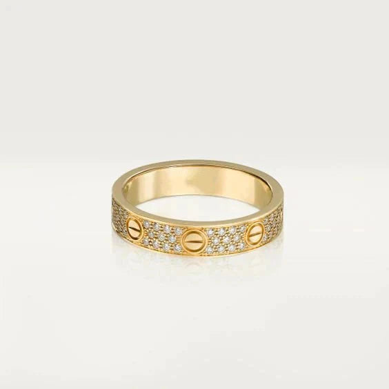 TimiLOVE RING 3.6MM DIAMOND PAVED