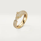 TimiPANTHERE PINK GOLD DIAMOND RING